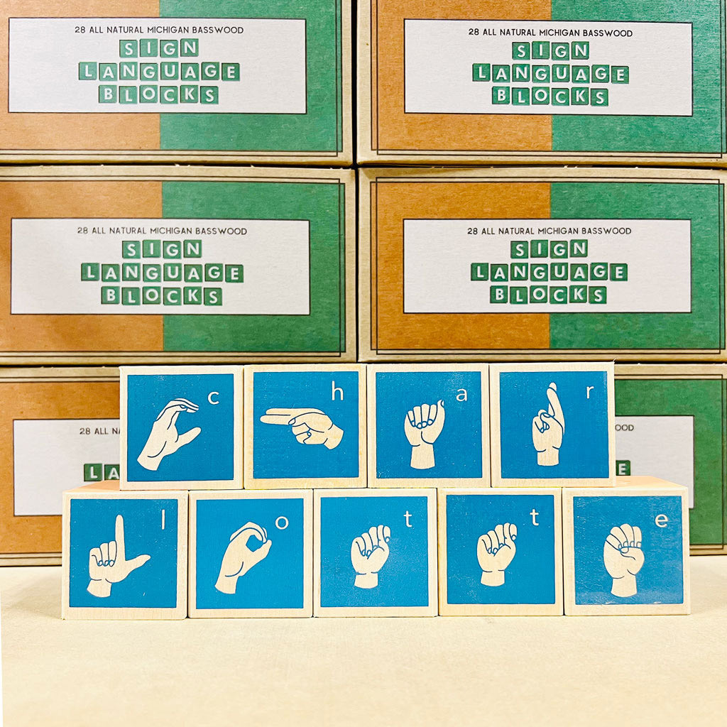 Sign Language For Blocks How Can I Fingerspell My Child’s Name? – Uncle Goose