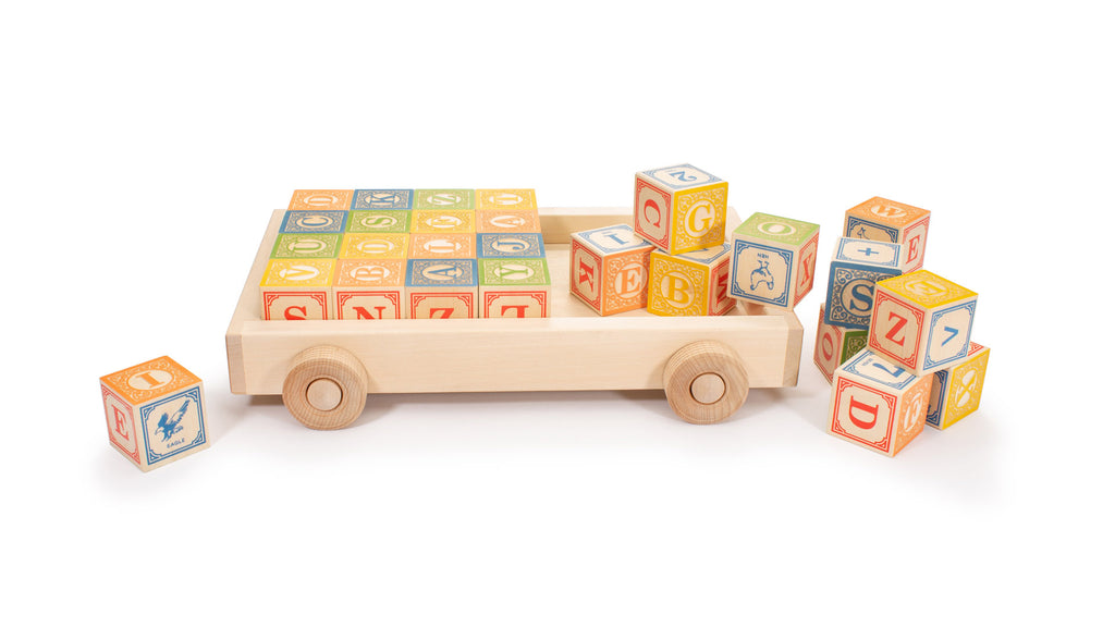 Hey! Play! ABC and 123 Wooden Block Learning Set HW3300051 - The