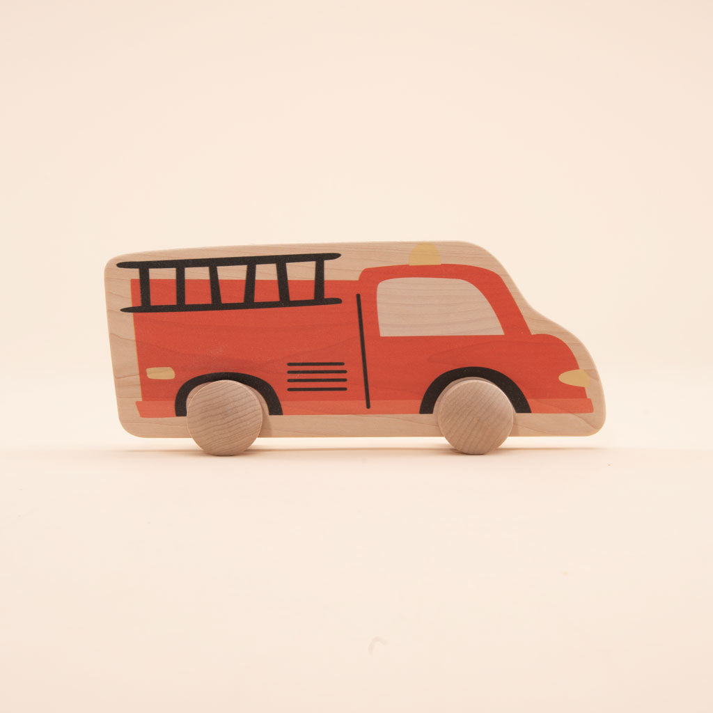 Uncle Goose Uncle Goose Auto Roller - Fire Truck