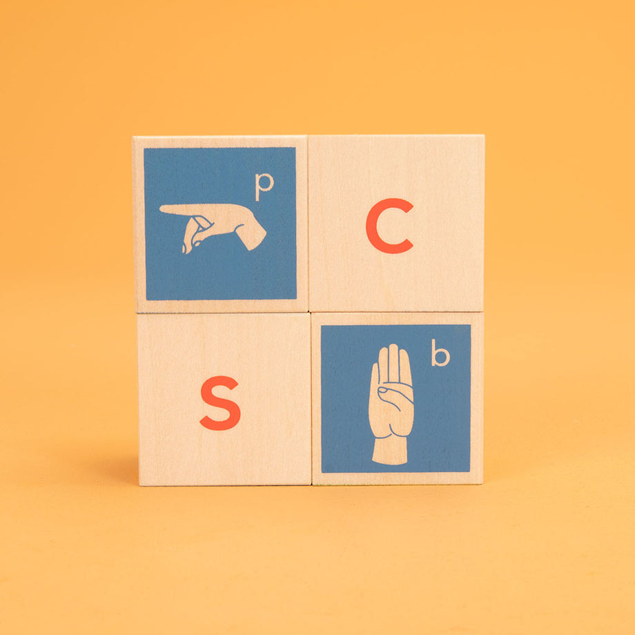 Uncle goose sale sign language blocks
