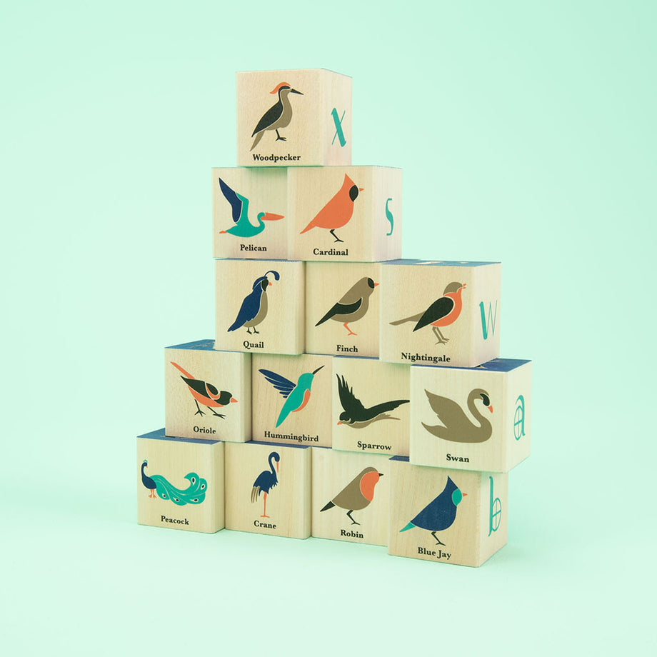 Super Bird Creations 1.375 Alphabet Blocks for Birds