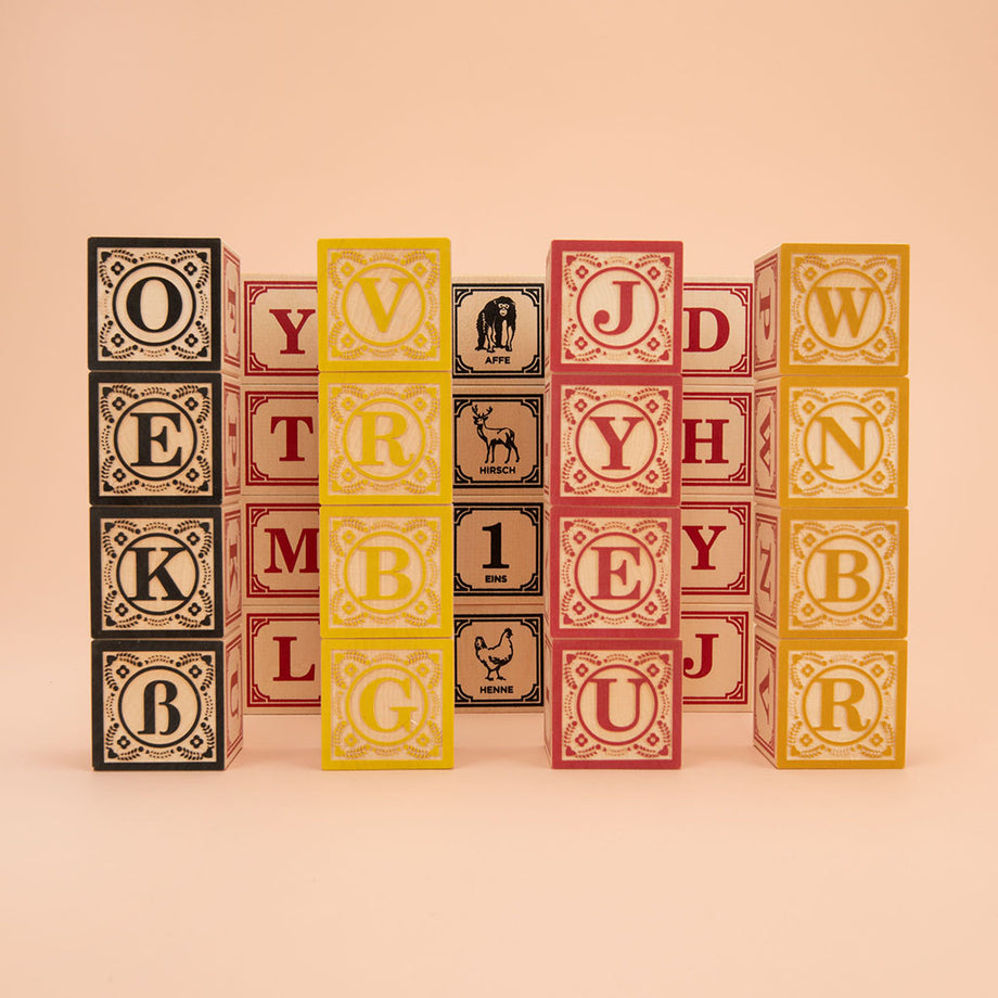 German sales wooden blocks